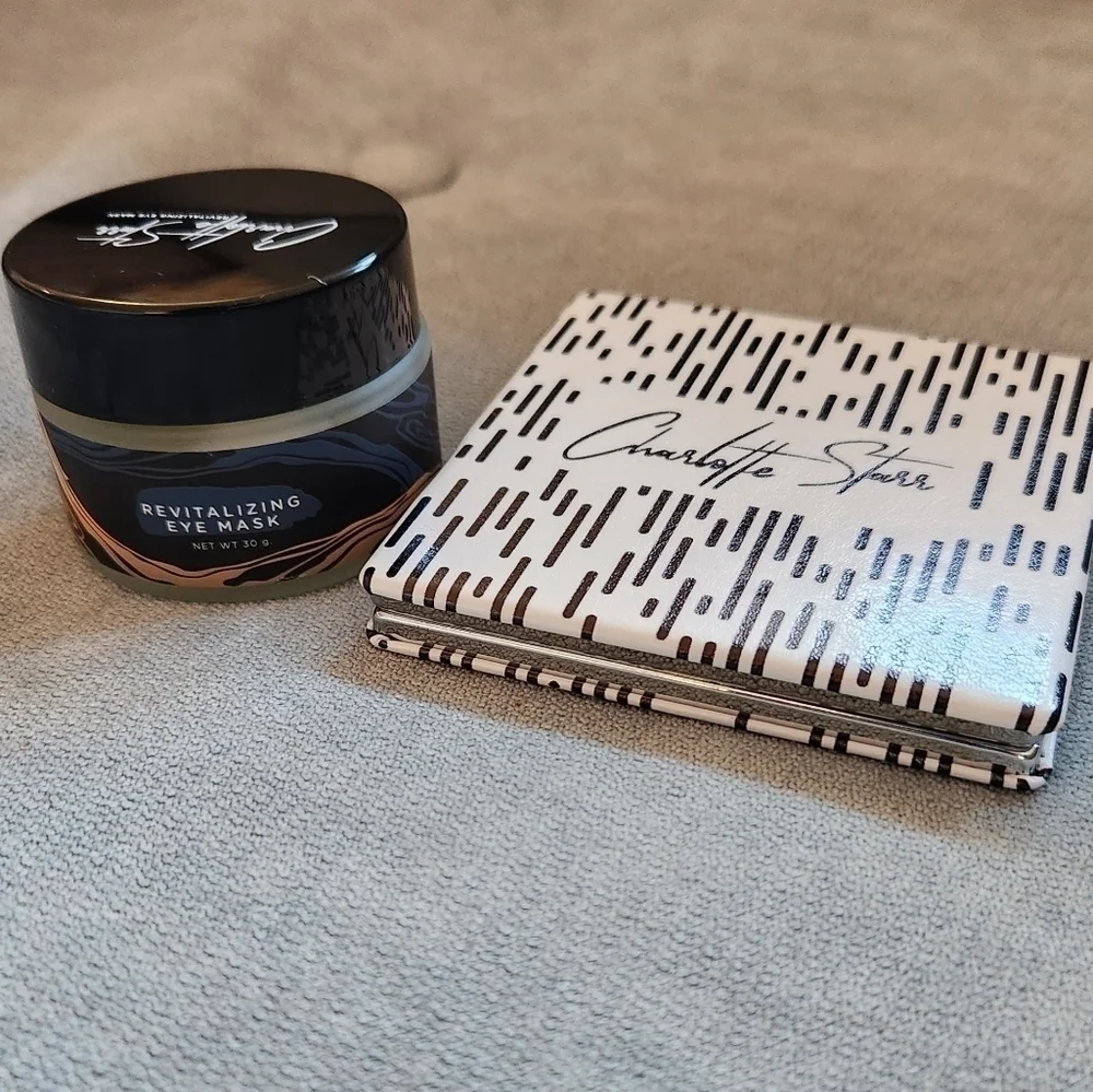 Charlotte Starr Revitalizing Eye Mask and Foldible Mirror Bundle